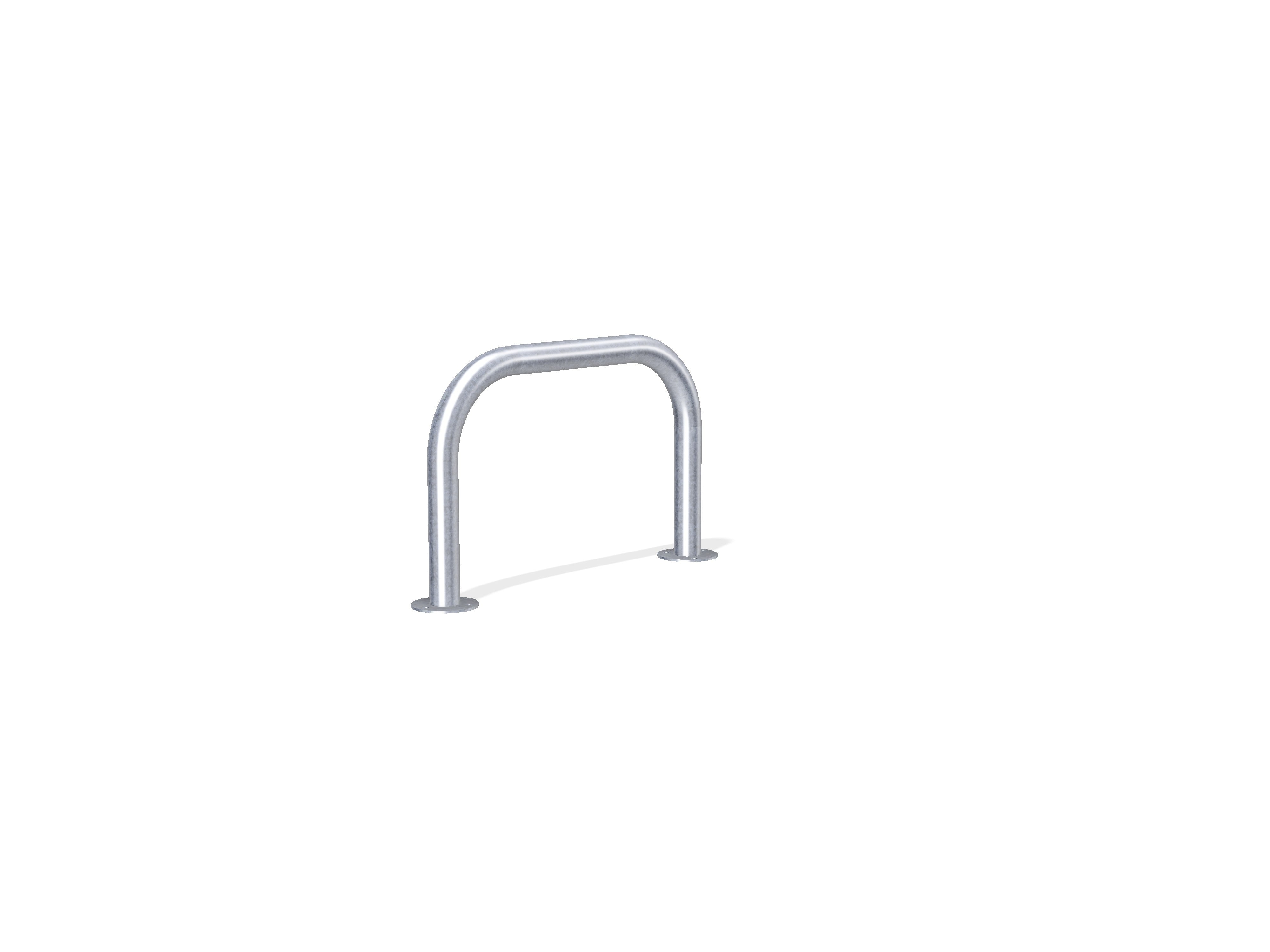 60mm Hooped Perimeter Barrier - Galvanised - Bolt Down
