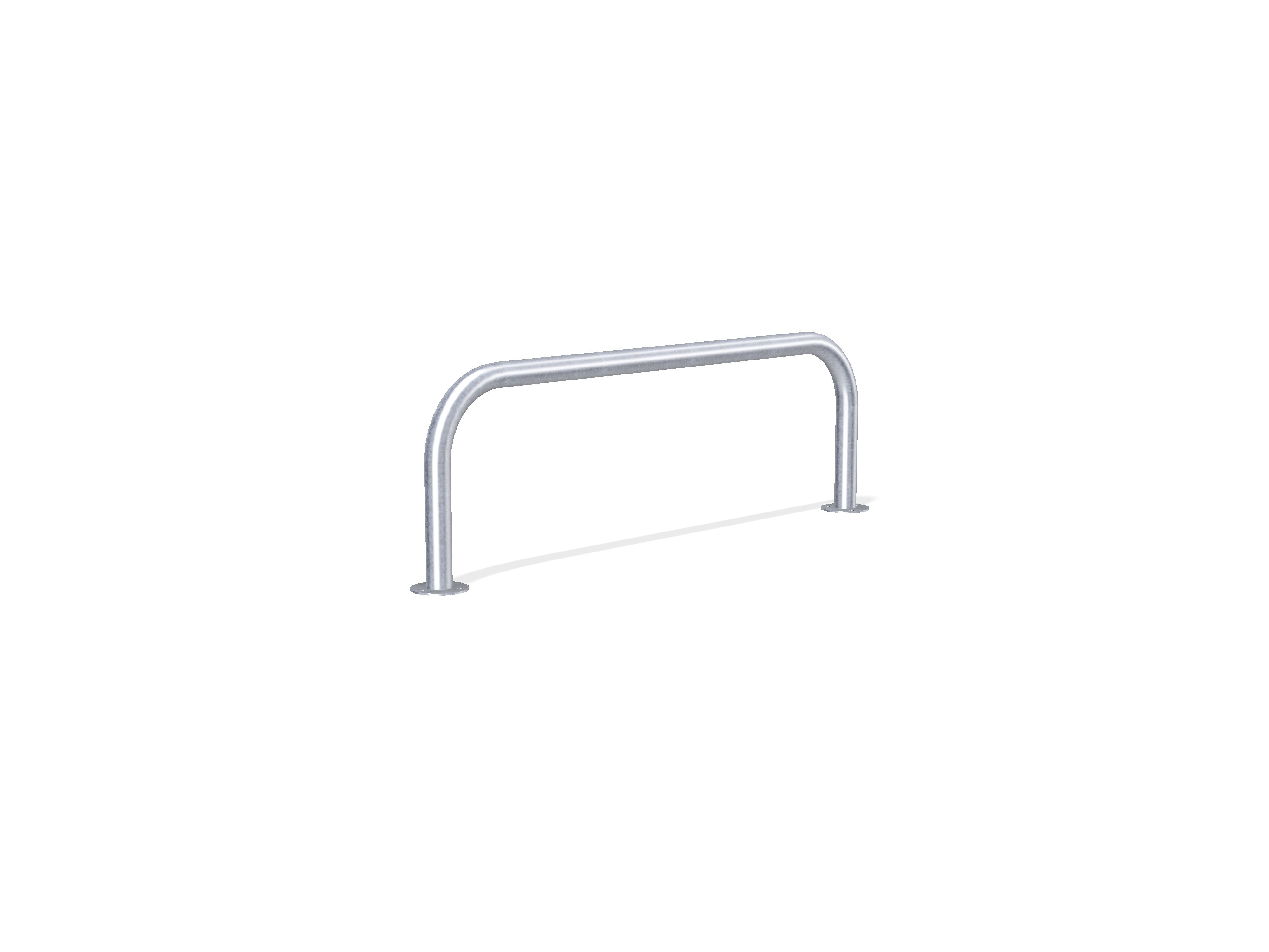 60mm Hooped Perimeter Barrier - Galvanised - Bolt Down