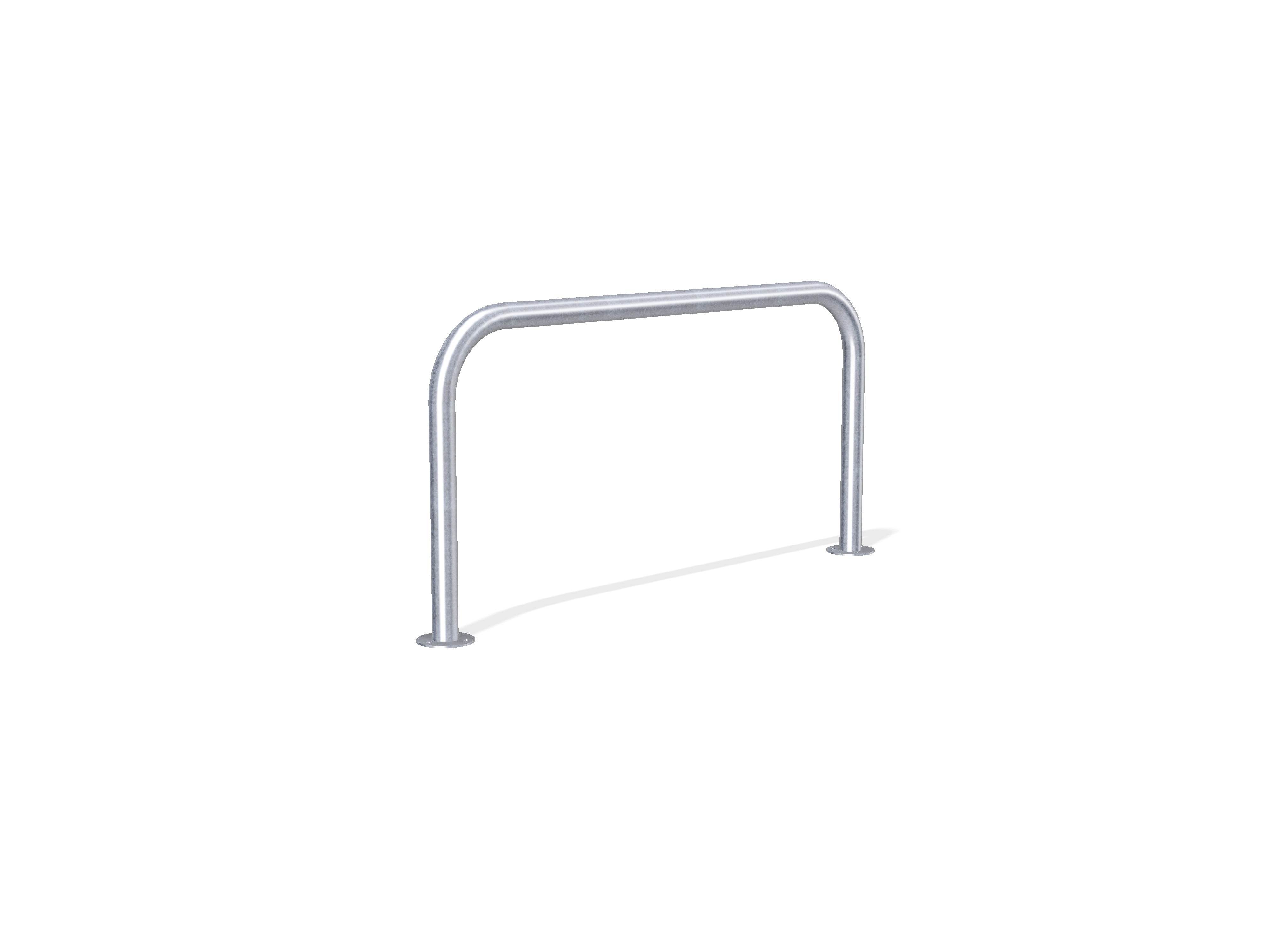 60mm Hooped Perimeter Barrier - Galvanised - Bolt Down