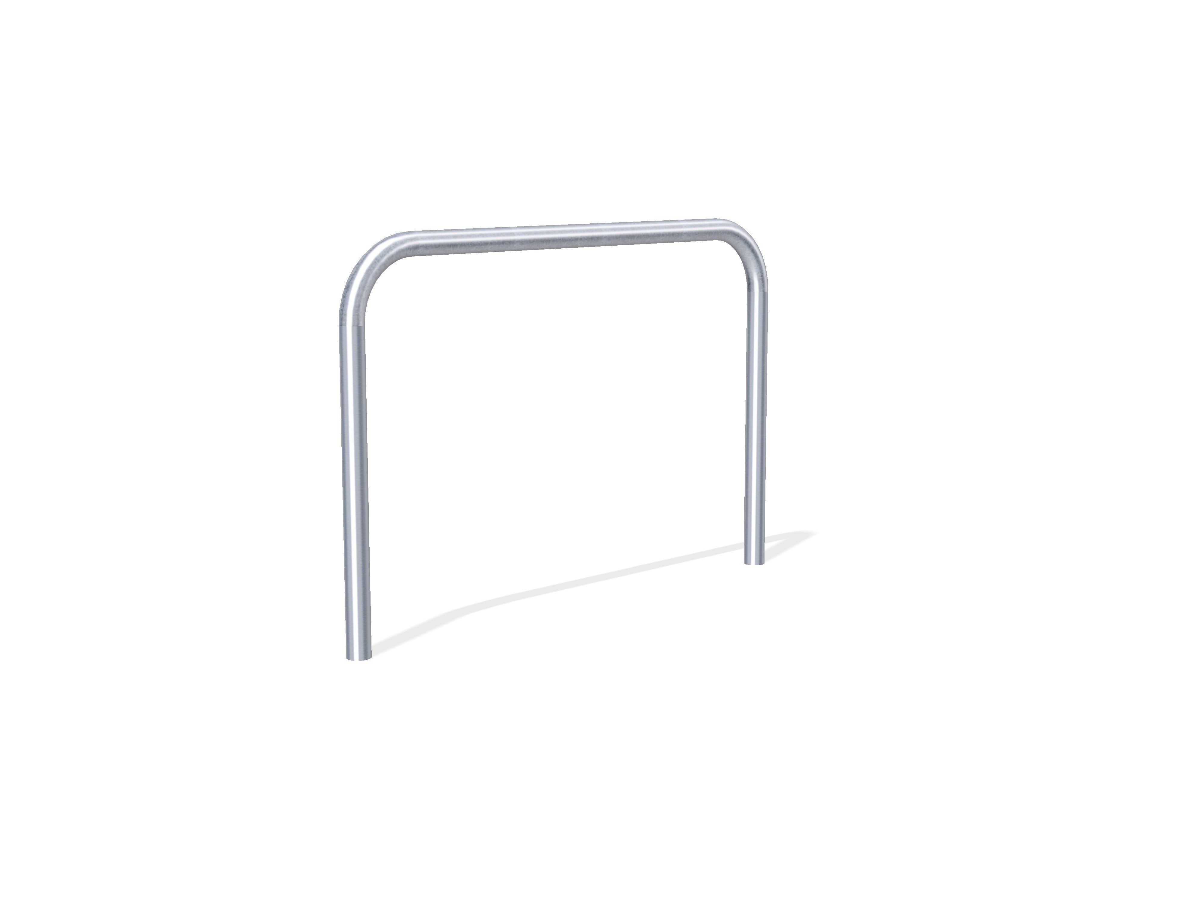 60mm Hooped Perimeter Barrier - Galvanised - Concrete in