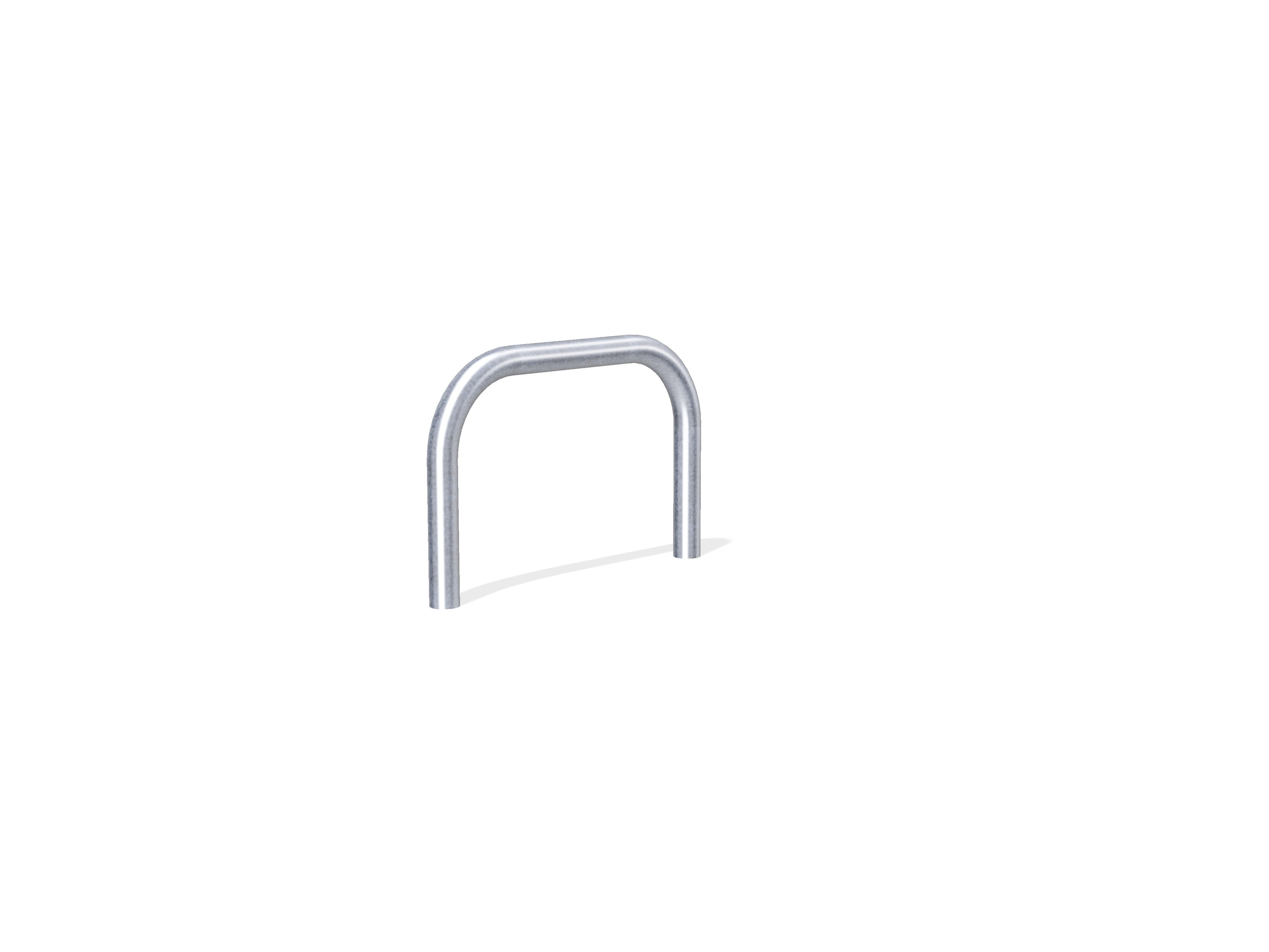 60mm Hooped Perimeter Barrier - Galvanised - Concrete in
