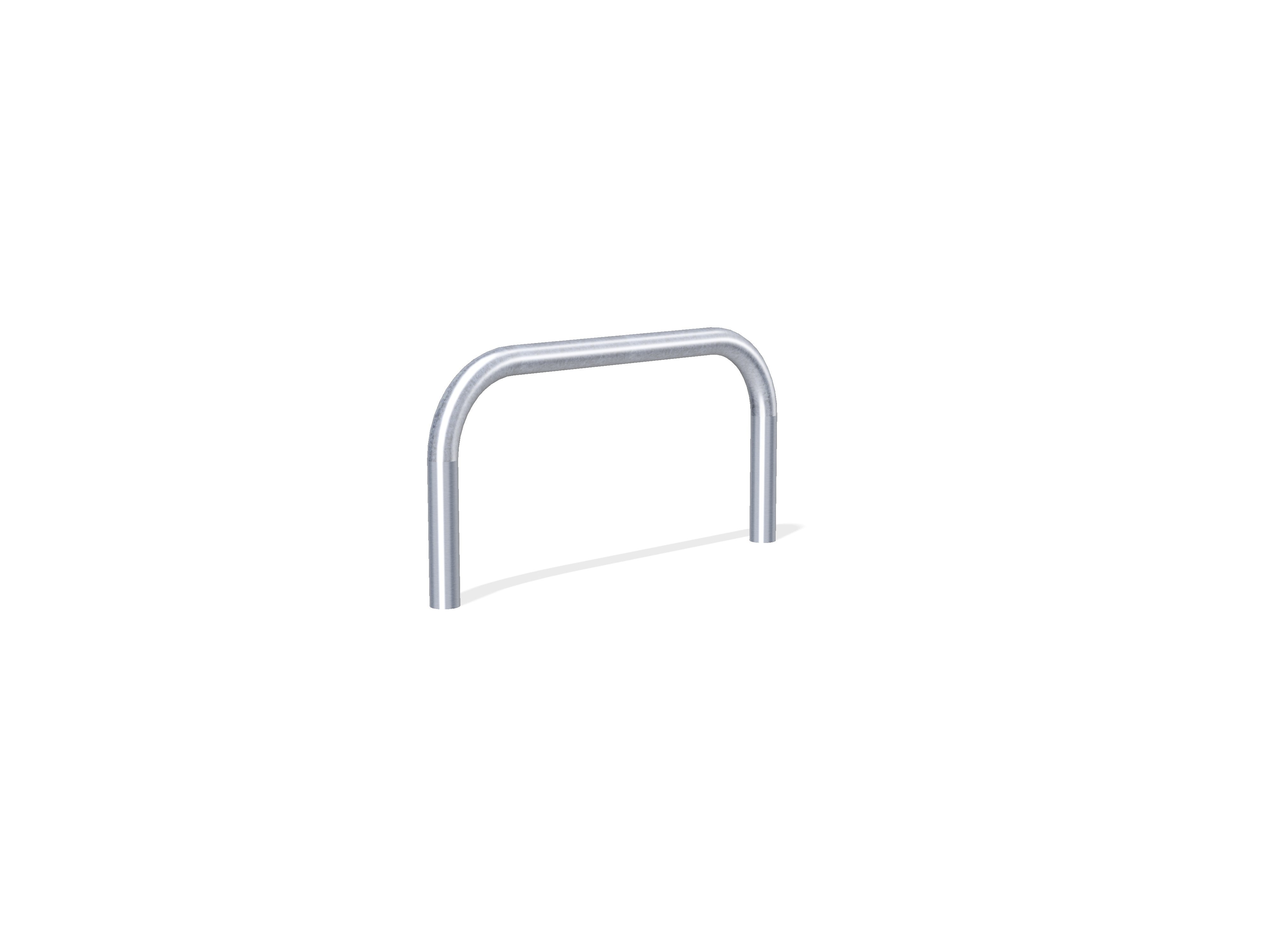 60mm Hooped Perimeter Barrier - Galvanised - Concrete in