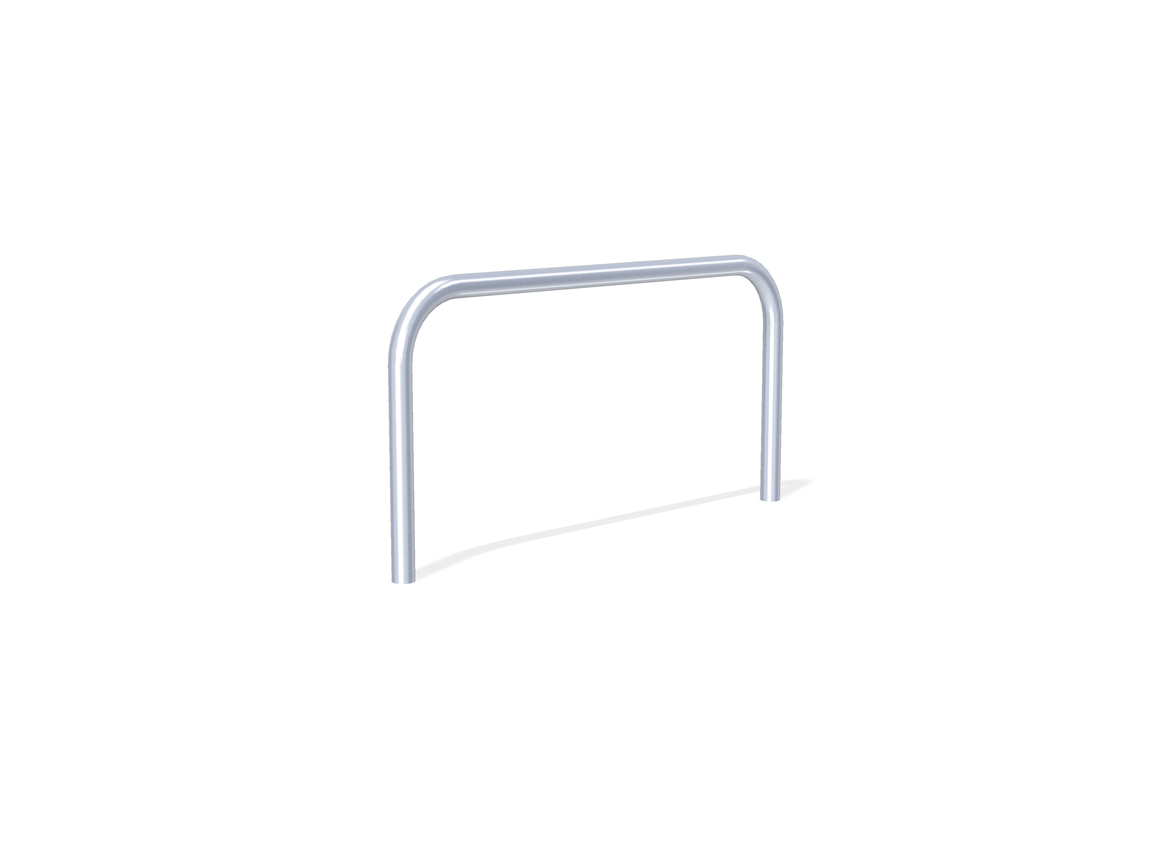 60mm Hooped Perimeter Barrier - Stainless Steel - Concrete In