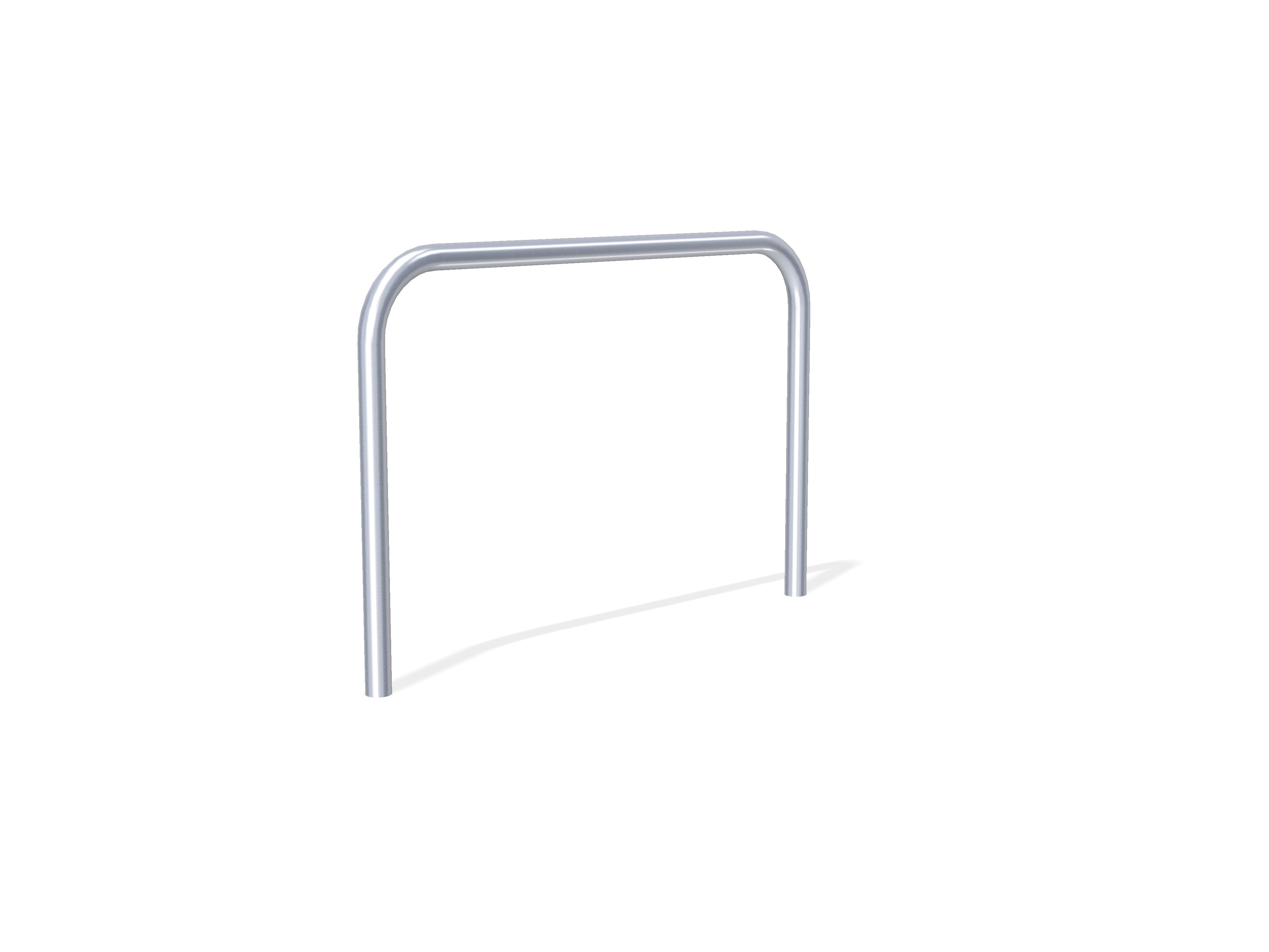 60mm Hooped Perimeter Barrier - Stainless Steel - Concrete In