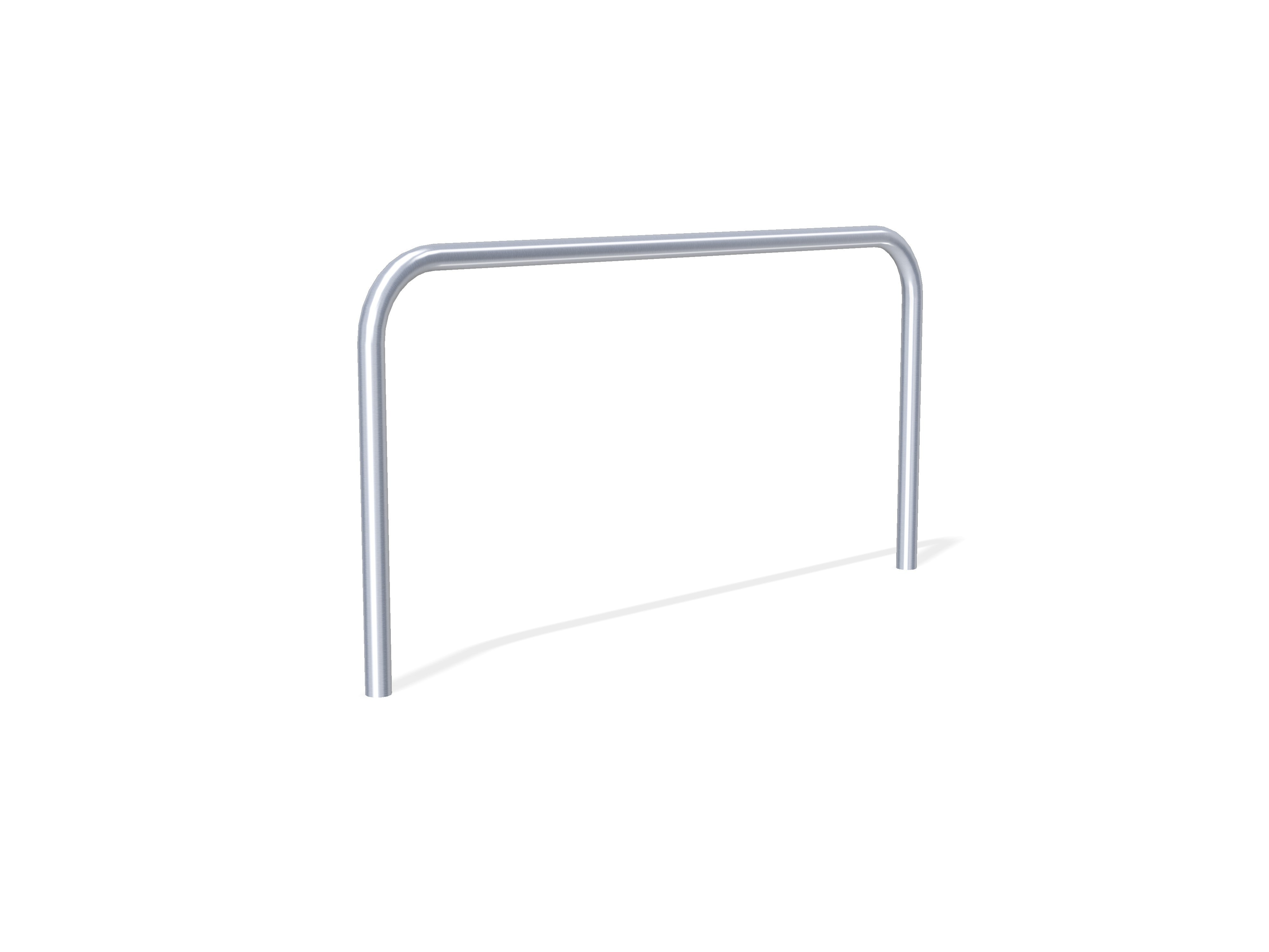 60mm Hooped Perimeter Barrier - Stainless Steel - Concrete In