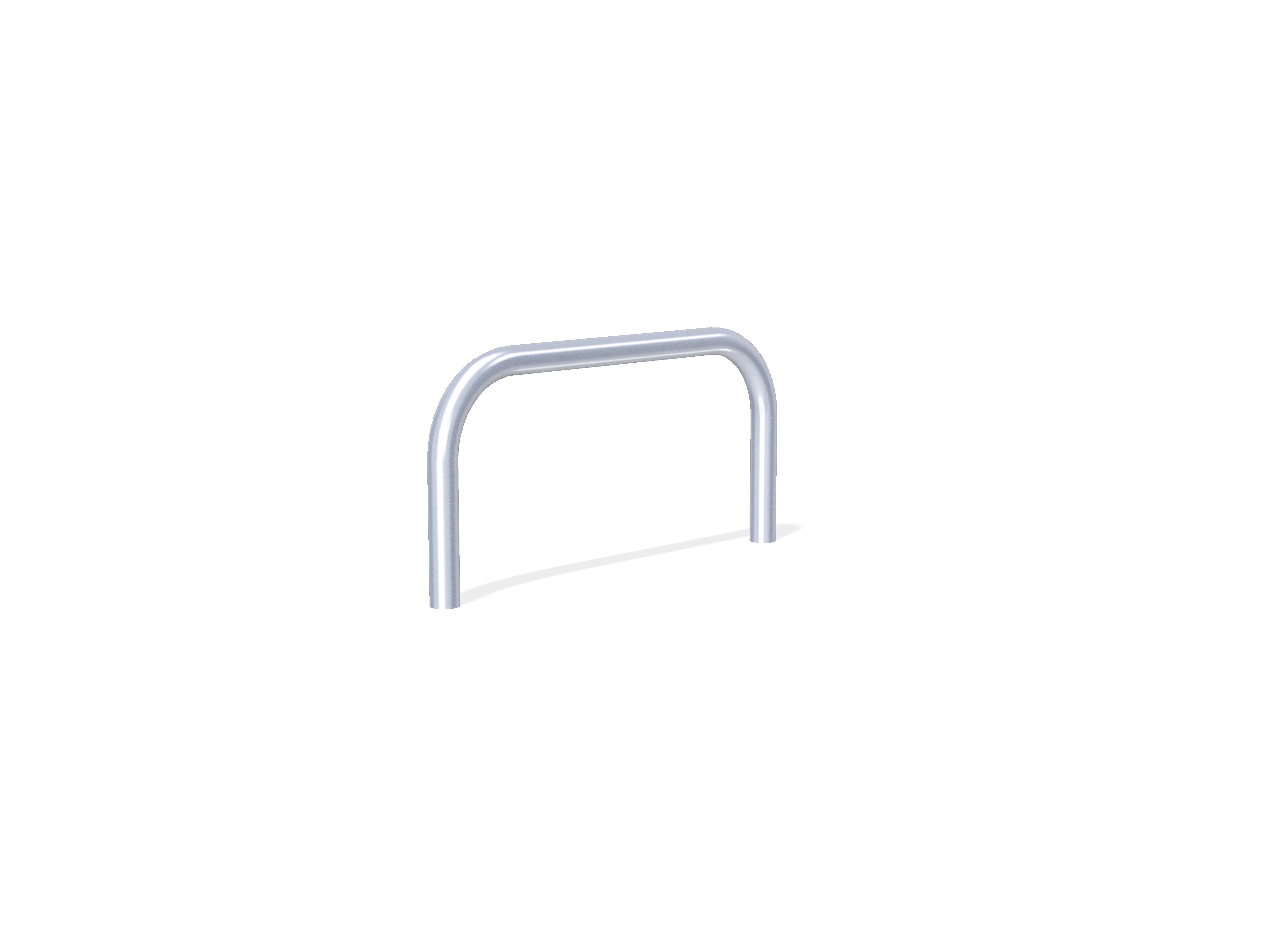 60mm Hooped Perimeter Barrier - Stainless Steel - Concrete In