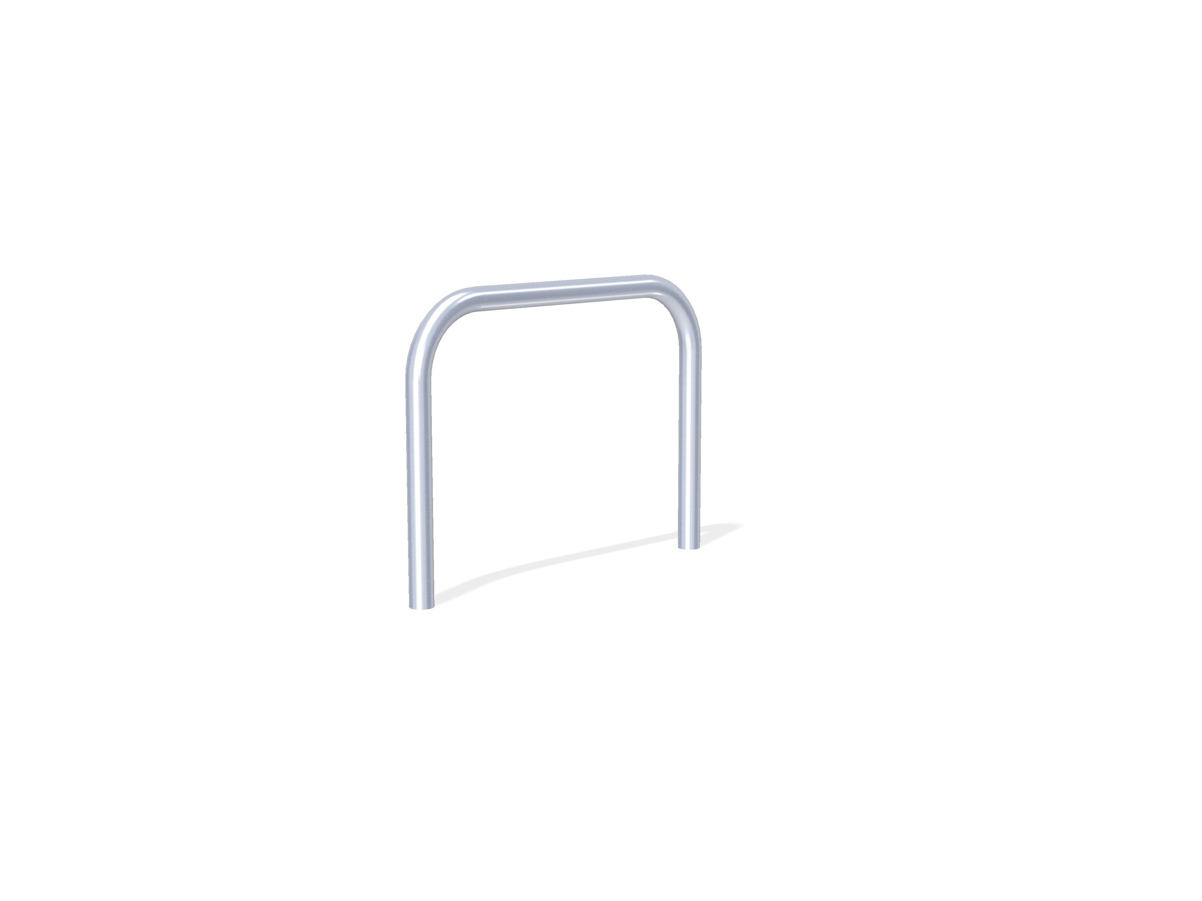 60mm Hooped Perimeter Barrier - Stainless Steel - Concrete In