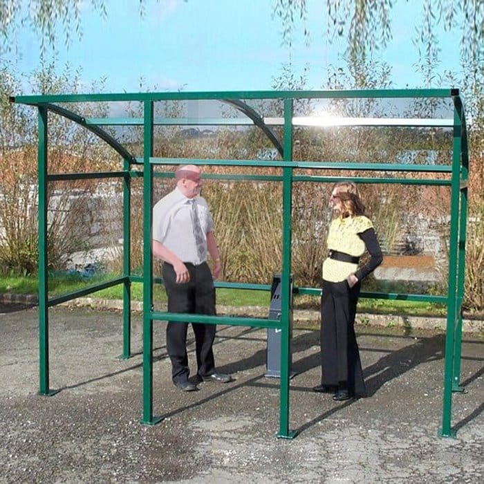 Smoking Shelter | Curved Roof