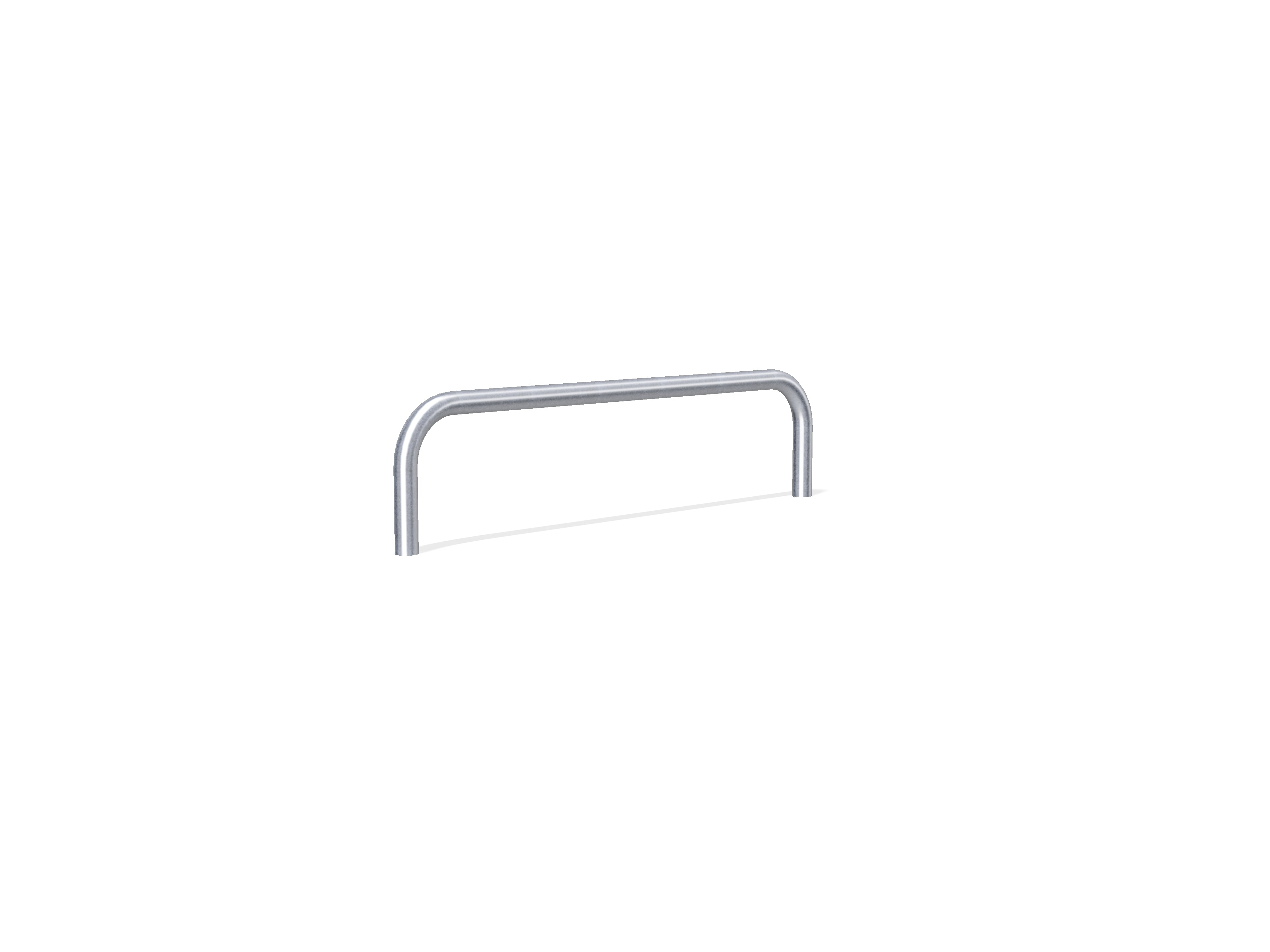 76mm Hooped Perimeter Barrier - Galvanised - Concrete In
