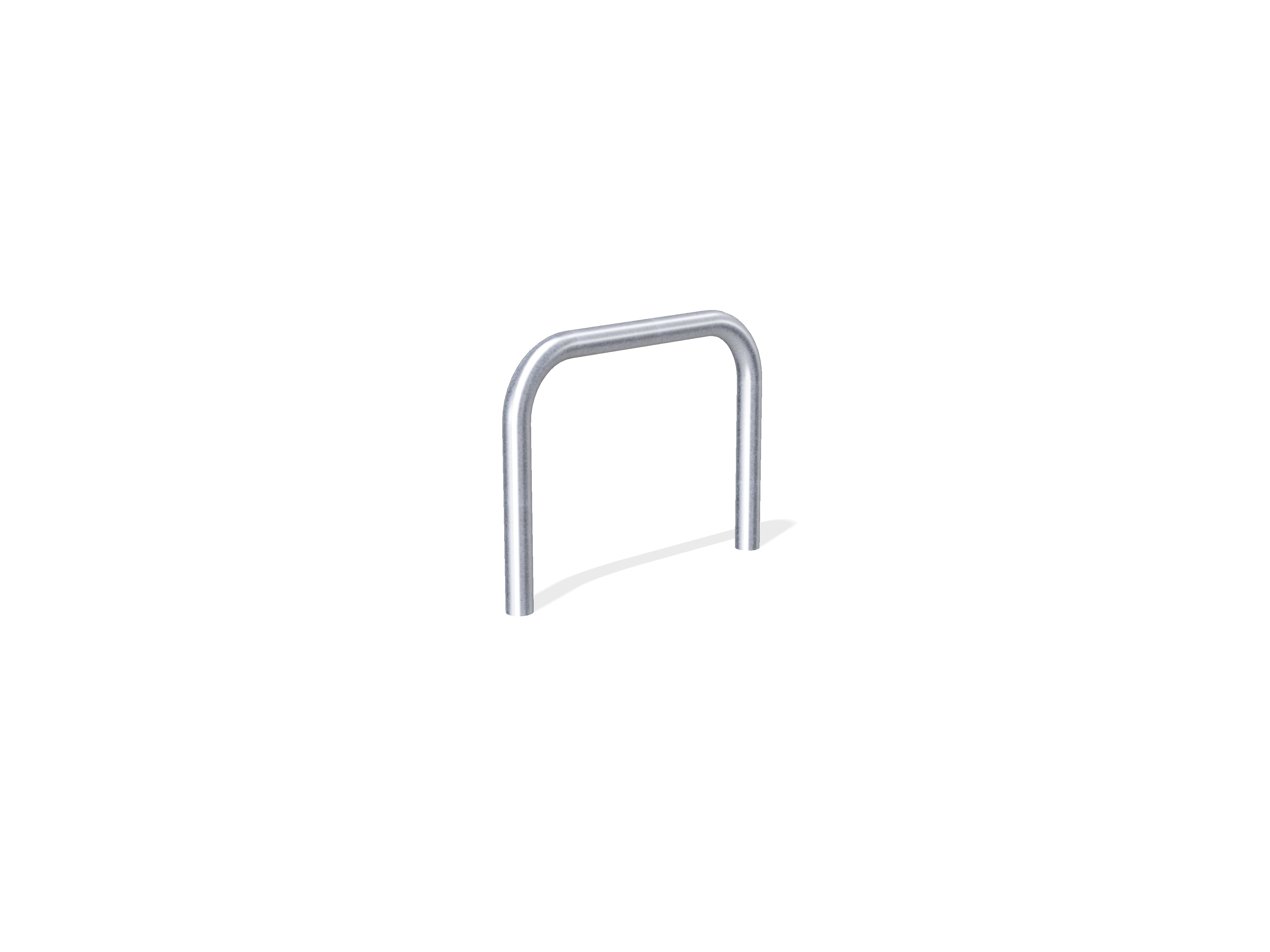 76mm Hooped Perimeter Barrier - Galvanised - Concrete In