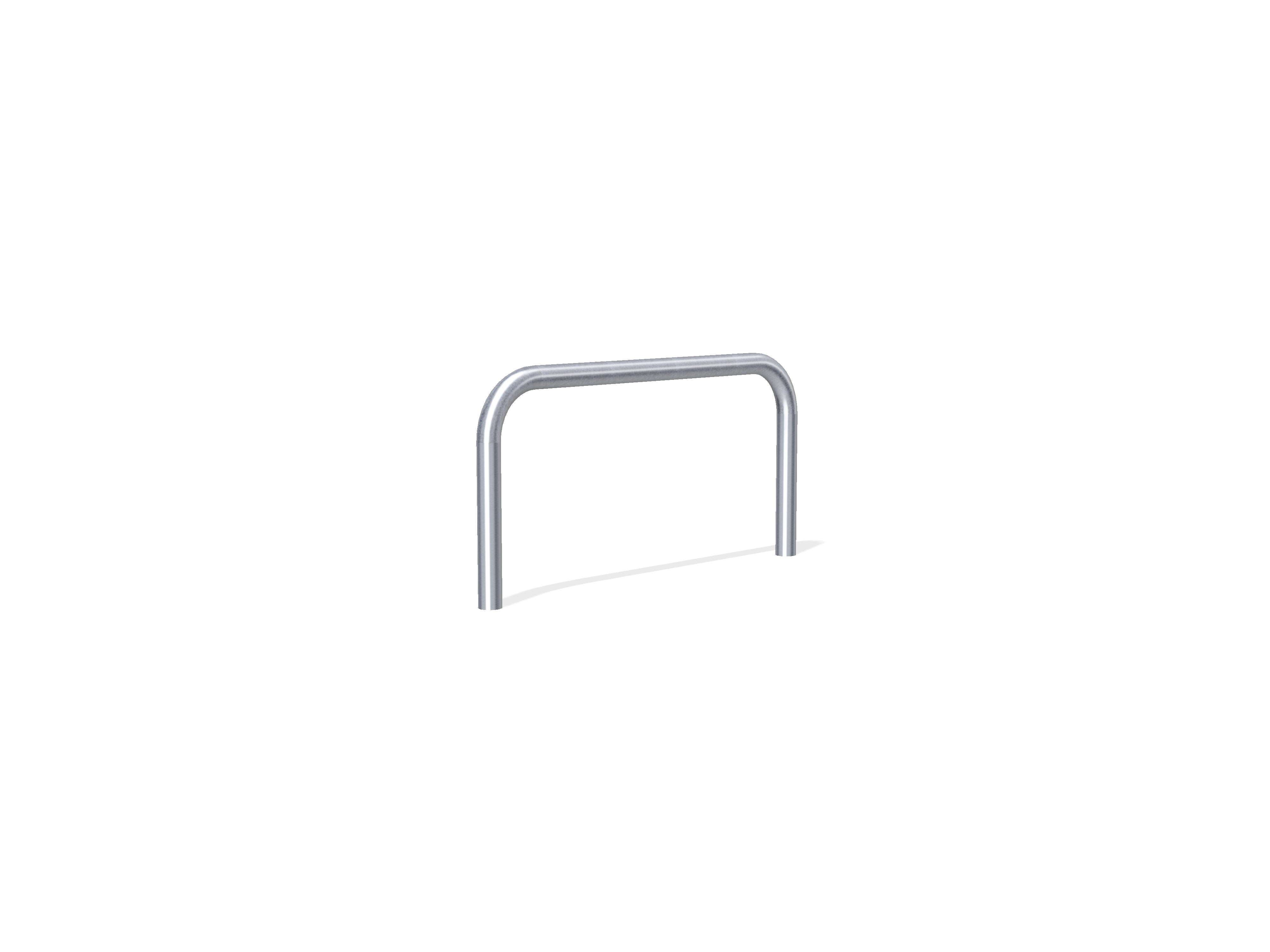 76mm Hooped Perimeter Barrier - Galvanised - Concrete In