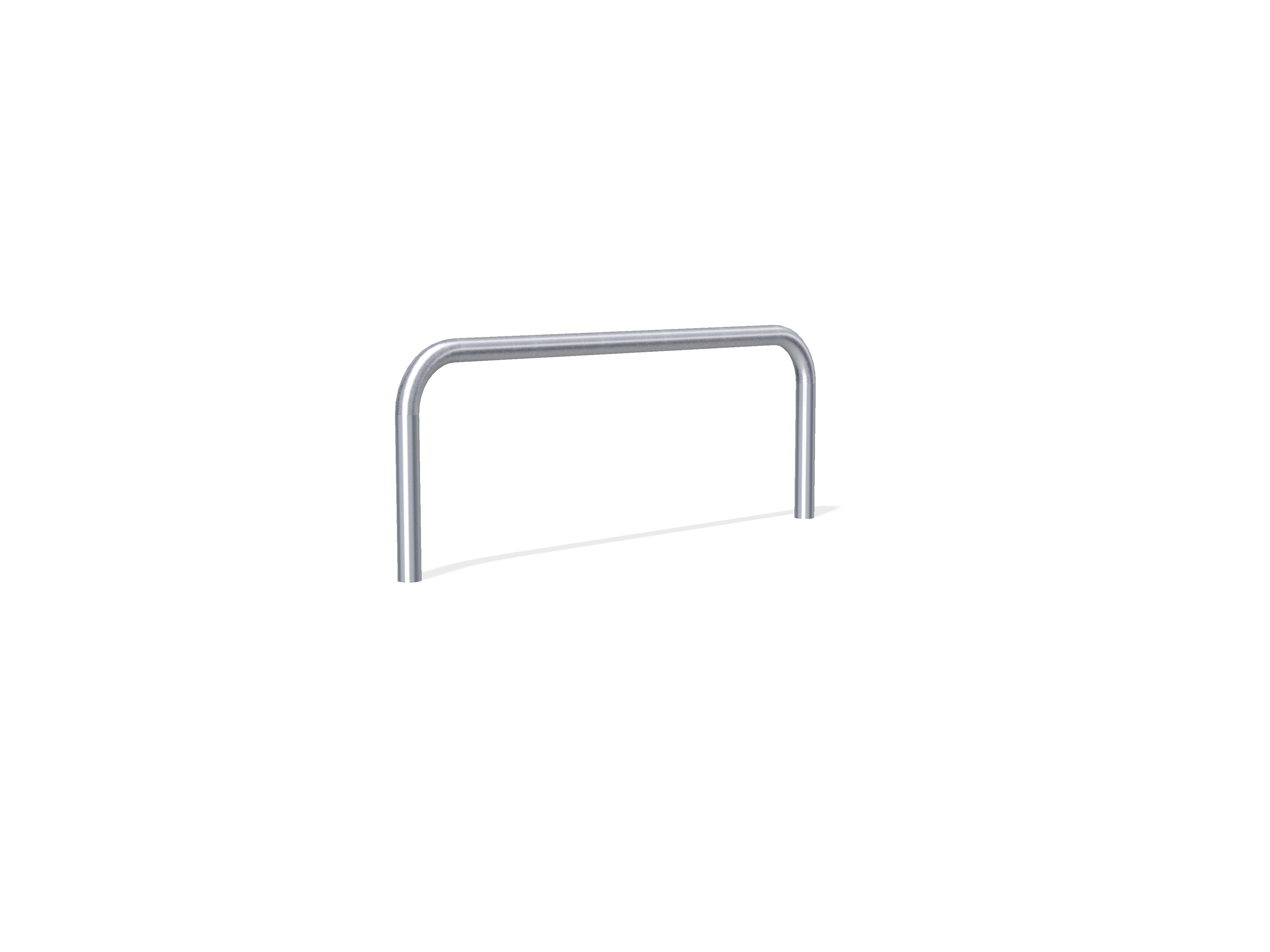 76mm Hooped Perimeter Barrier - Galvanised - Concrete In