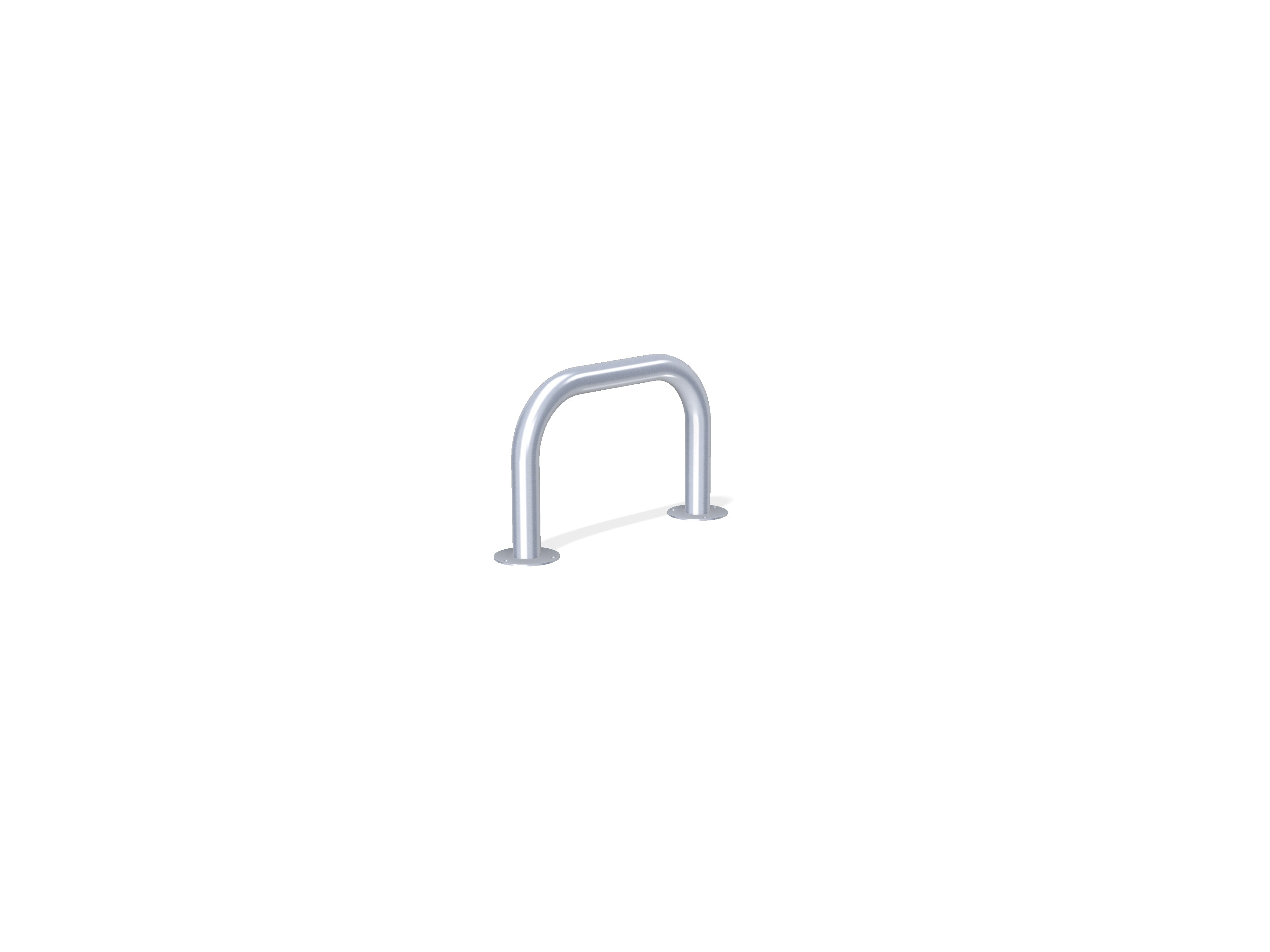 76mm Hooped Perimeter Barrier - Stainless Steel - Bolt Down