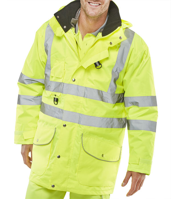 Elsener Hi-Vis 7-In-1 Jacket And Bodywarmer Waterproof
