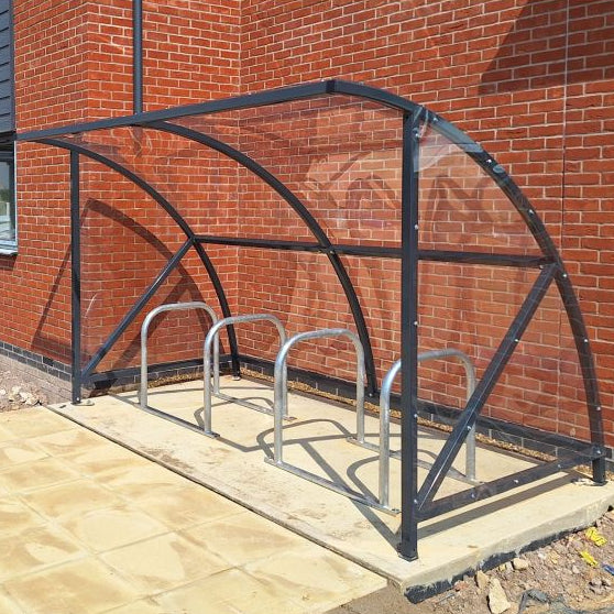 8 Cycle Shelter | Queensway - Store Fittings Direct