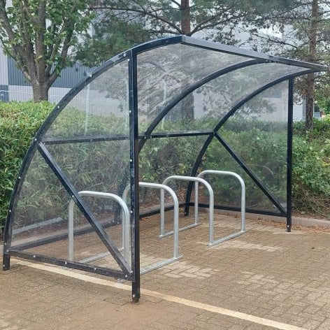 8 Cycle Shelter | Queensway - Store Fittings Direct