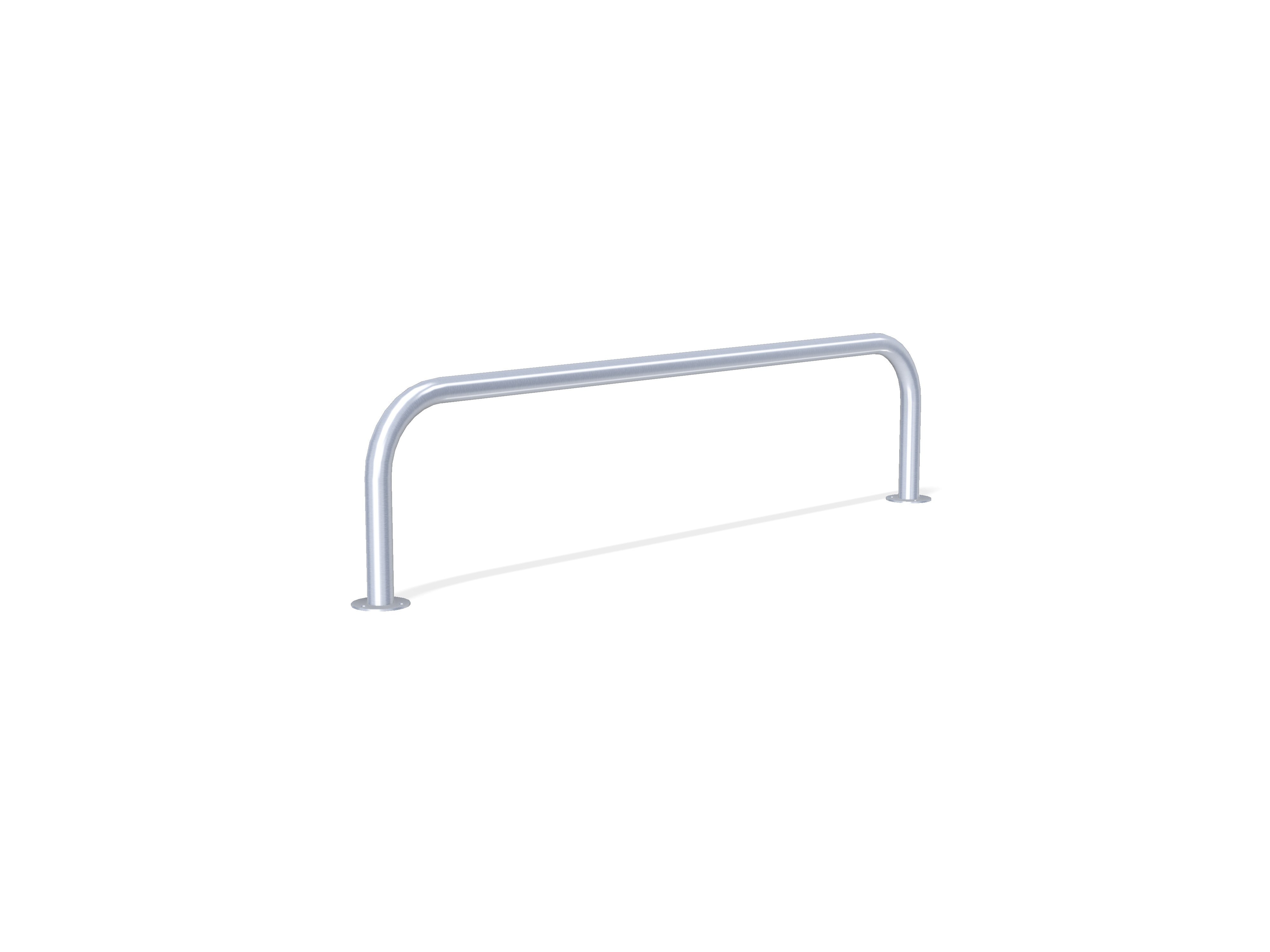 60mm Hooped Perimeter Barrier - Stainless Steel - Bolt Down