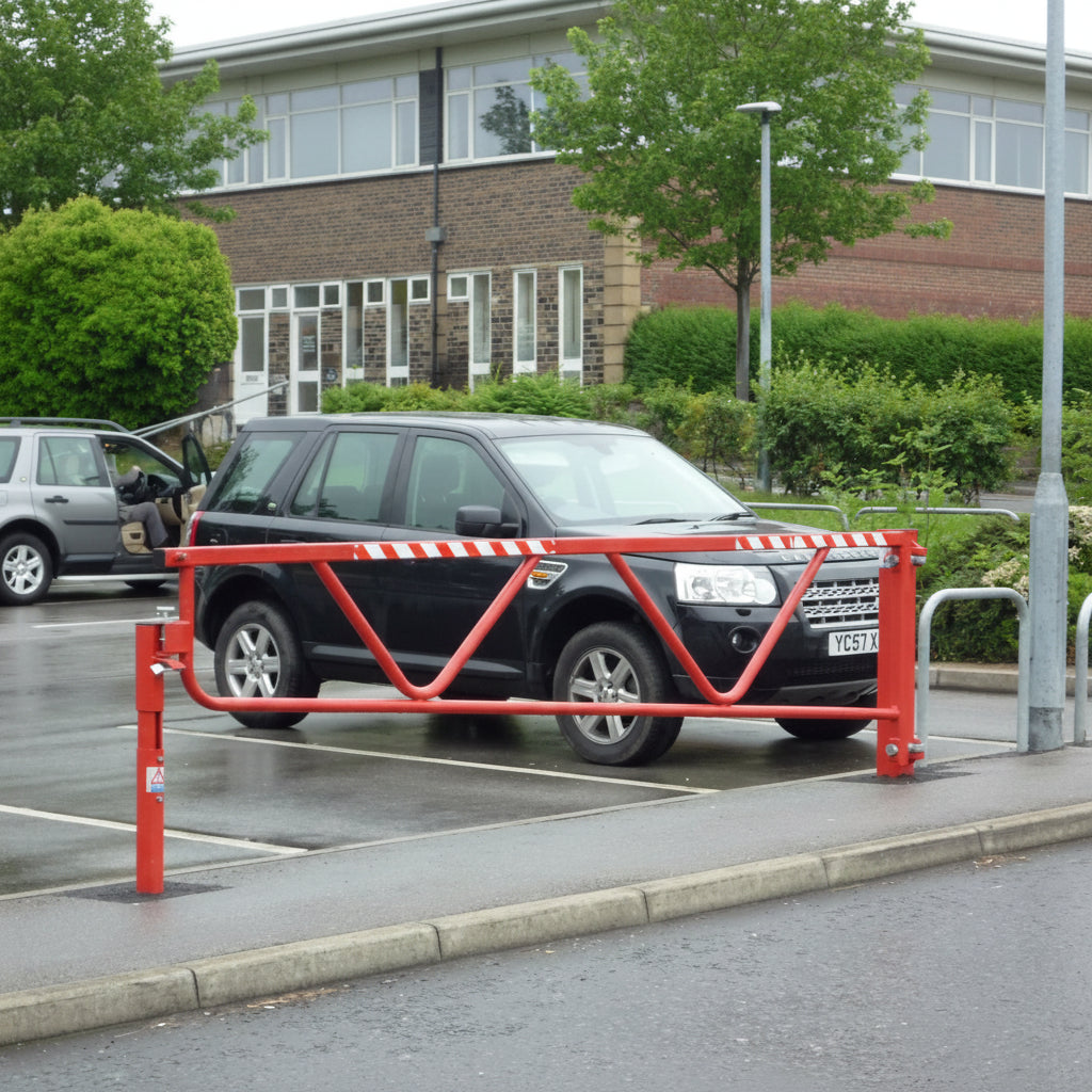 AUTOPA Manual Swing Barrier Gate | Galvanised Steel | 3m–7m - Store Fittings Direct
