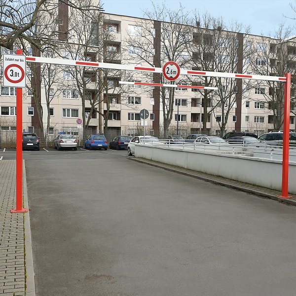 Access Height Restrictor Barrier - Store Fittings Direct