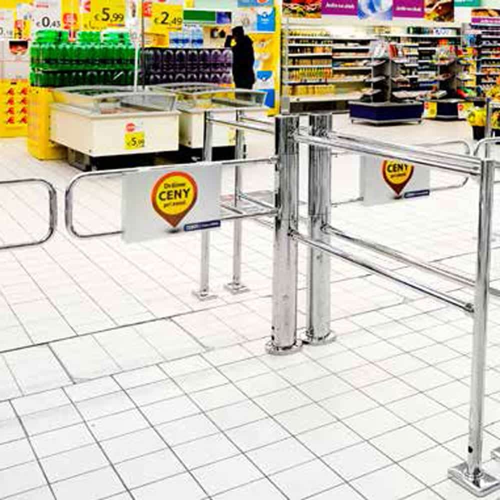Automatic Swing Gate [AlphaGate] | Entrance Gate - Store Fittings Direct