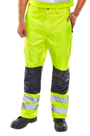 Two-Tone Hi-Vis Waterproof Trousers