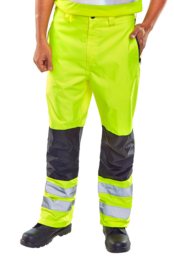 Two-Tone Hi-Vis Waterproof Trousers