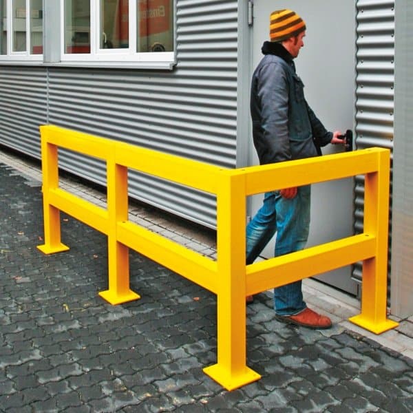 BLACK BULL HD Impact Protection Railing System - Store Fittings Direct