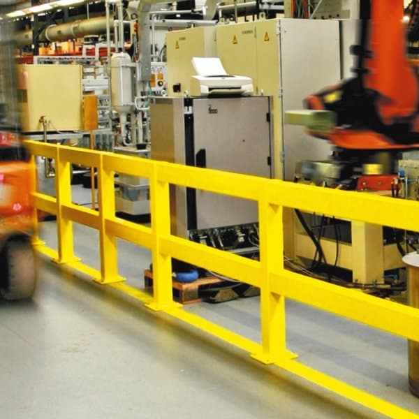BLACK BULL HD Impact Protection Railing System - Store Fittings Direct