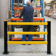 BLACK BULL Protection Barrier | Individual Hybrid - Store Fittings Direct
