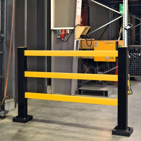 BLACK BULL Protection Barrier | Individual Hybrid - Store Fittings Direct