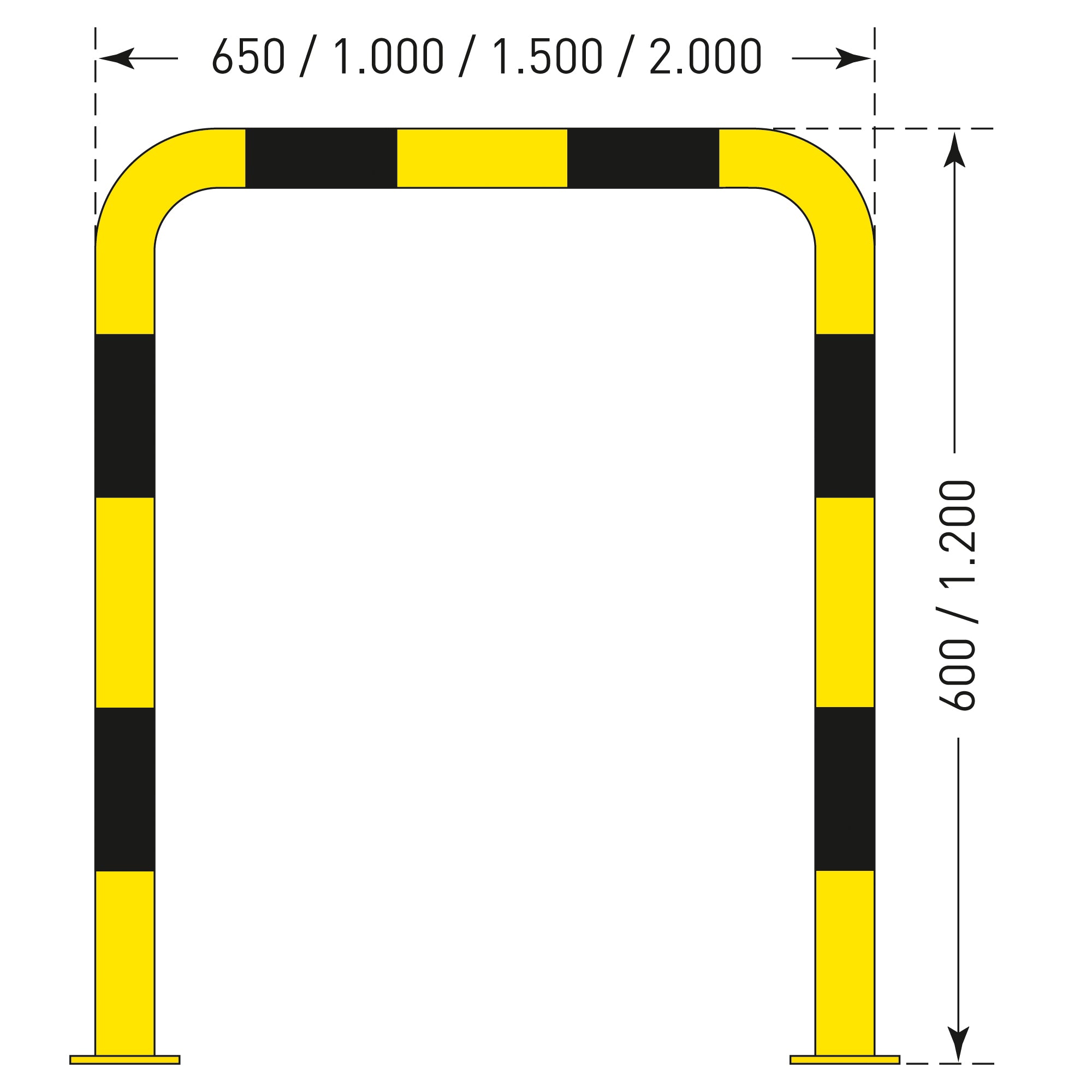 BLACKBULL Protection Guards XL - 108mm - Store Fittings Direct