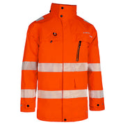 Deltic Hi-Vis Ripstop Breathable And Waterproof Rail  Jacket