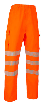Deltic Hi-Vis Ripstop Breathable and Waterproof Rail OverTrouser
