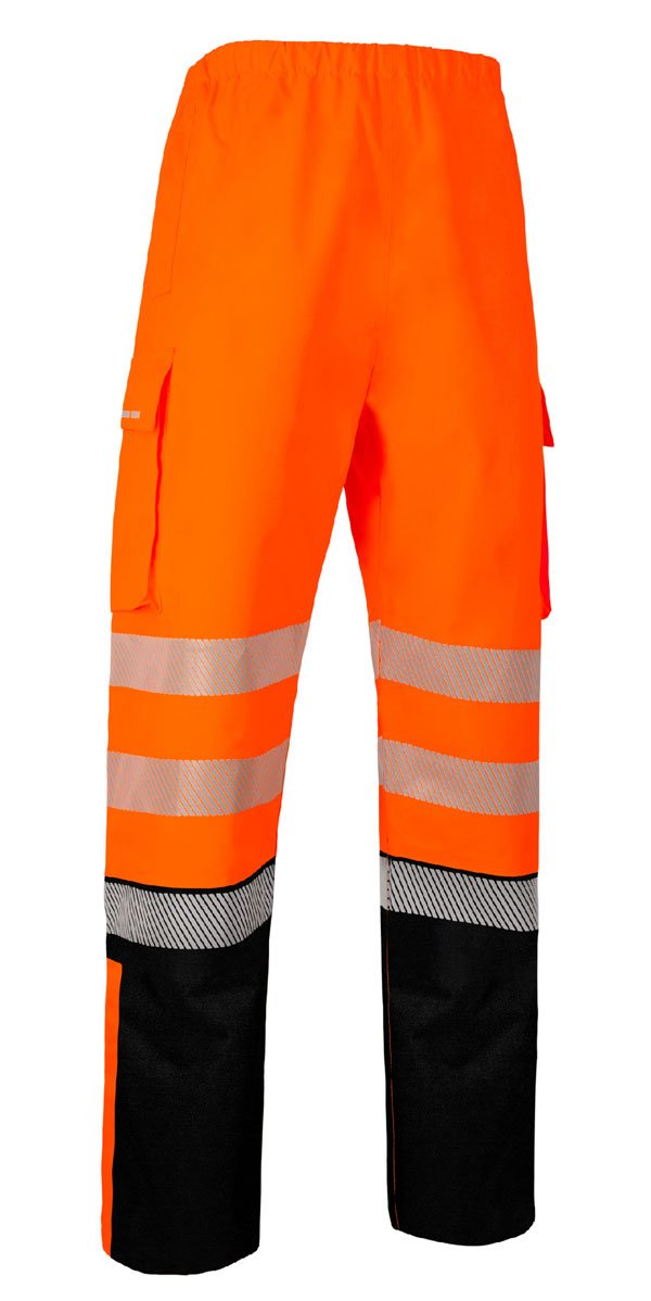Deltic Hi-Vis Two-Tone Ripstop Breathable and Waterproof Rail OverTrouser