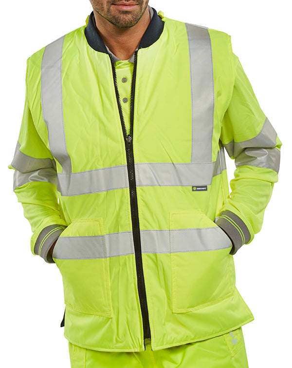 Reversible Hi-Vis Interactive Bodywarmer