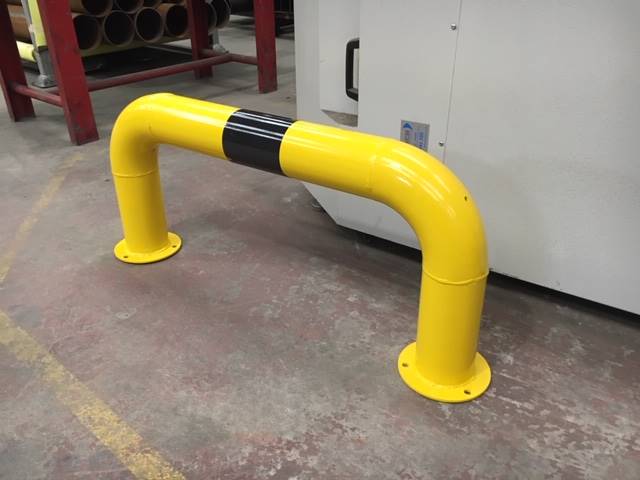 Black & Yellow Hooped Barrier | 48mm to 101mm - Store Fittings Direct