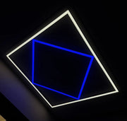 Blue Diamond LED ceiling light panel, 8,000lm 80W