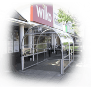 Broughton Shopping Trolley Shelter - Store Fittings Direct