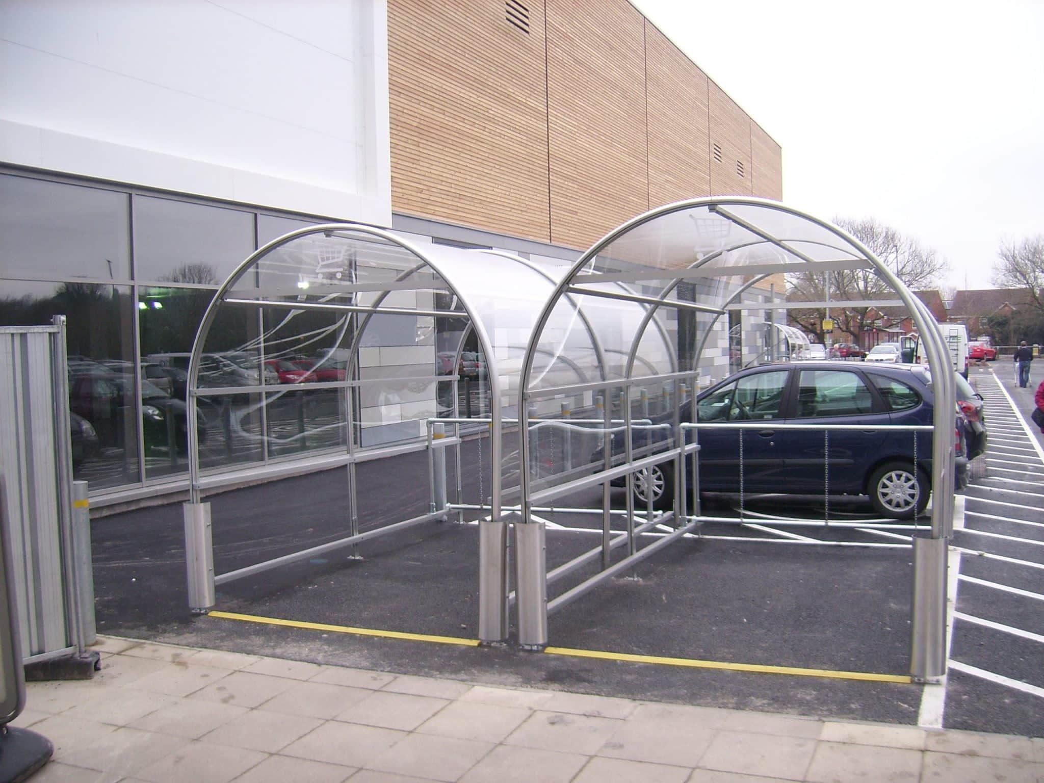 Broughton Shopping Trolley Shelter - Store Fittings Direct