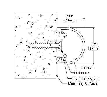 High Impact 1" Eco Rigid External Corner