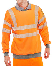 Arc Compliant Hi-Vis Rail Spec Sweatshirt