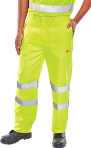 Tesla Fire Retardant Hi-Vis Anti-Static Trousers