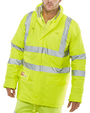 Fire Retardant Hi-Vis Anti-Static Padded Jacket