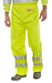 Fire Retardant Hi-Vis Anti-Static Overtrousers