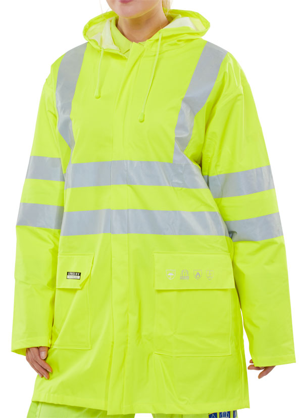 Fire Retardant Hi-Vis Anti-Static Jacket