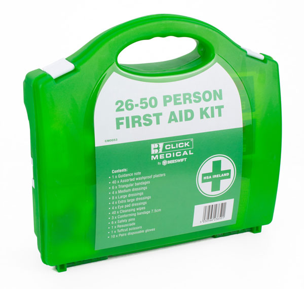 Click Medical 26-50 Person First Aid Kit with Burn Dressings