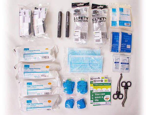 Click Medical PACT (Public Access Trauma Kit) in Bag
