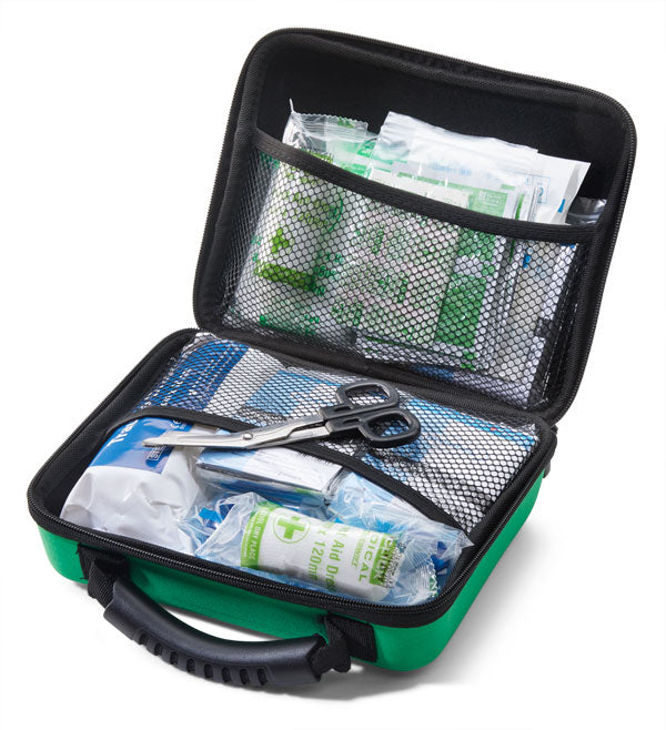 Click Medical BS8599-2 Small Travel First Aid Kit in Handy FEVA Bag