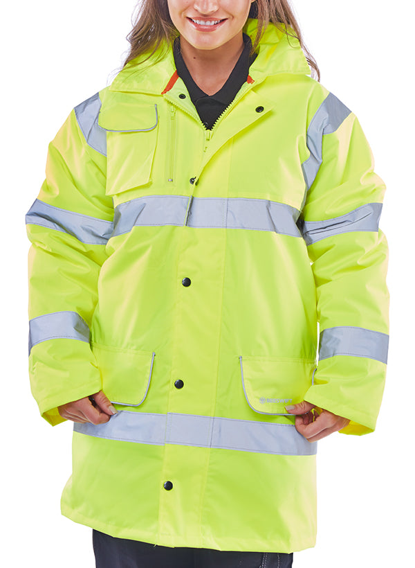 Hi-Vis Fleece Lined Traffic Jacket
