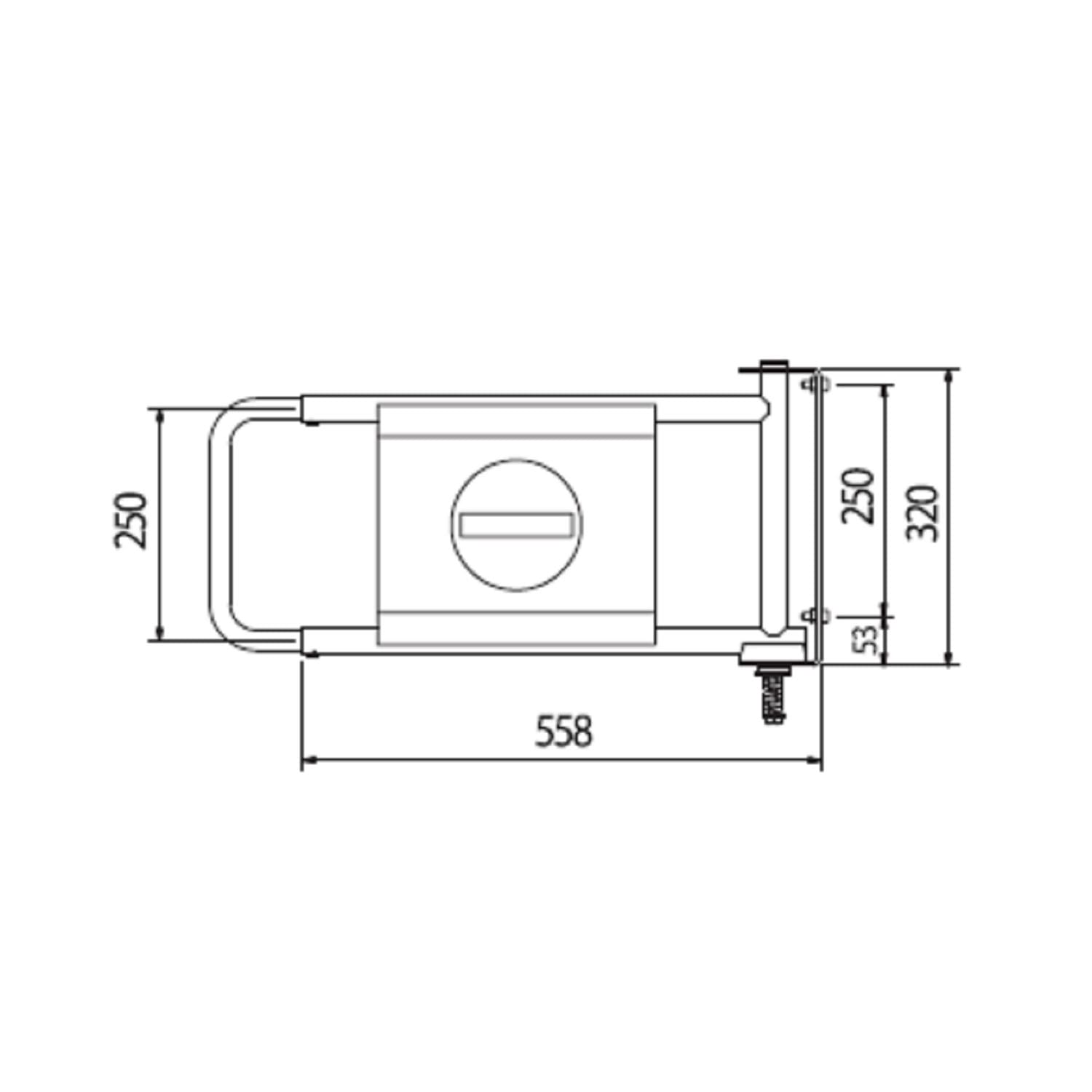 Checkout Closer - Mounted Gate Arm - Store Fittings Direct